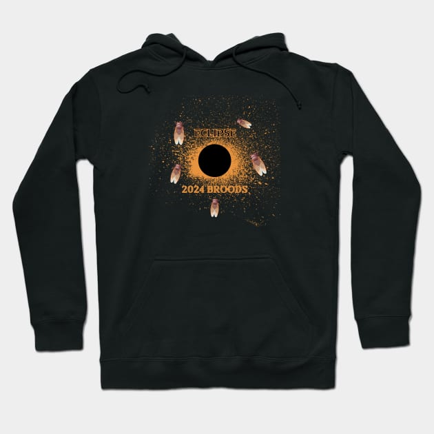 Eclipse and 2 Cicada Broods Hoodie by ArtisticEnvironments